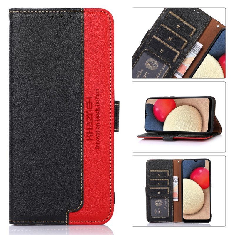 Kotelot Samsung Galaxy S22 Plus 5G Litsi Style Rfid Khazneh