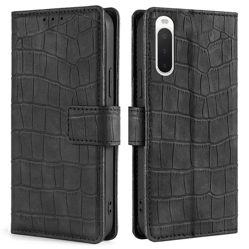 Kotelot Sony Xperia 10 IV Krokotiilin Ihotyyli