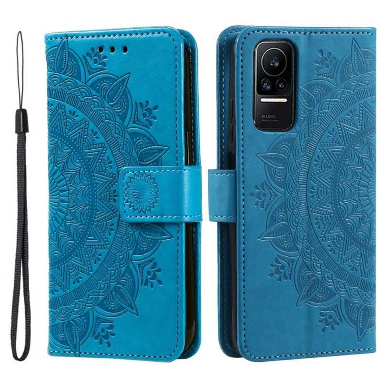 Kotelot Xiaomi 13 Lite Mandala-aurinko Kaulanauhalla
