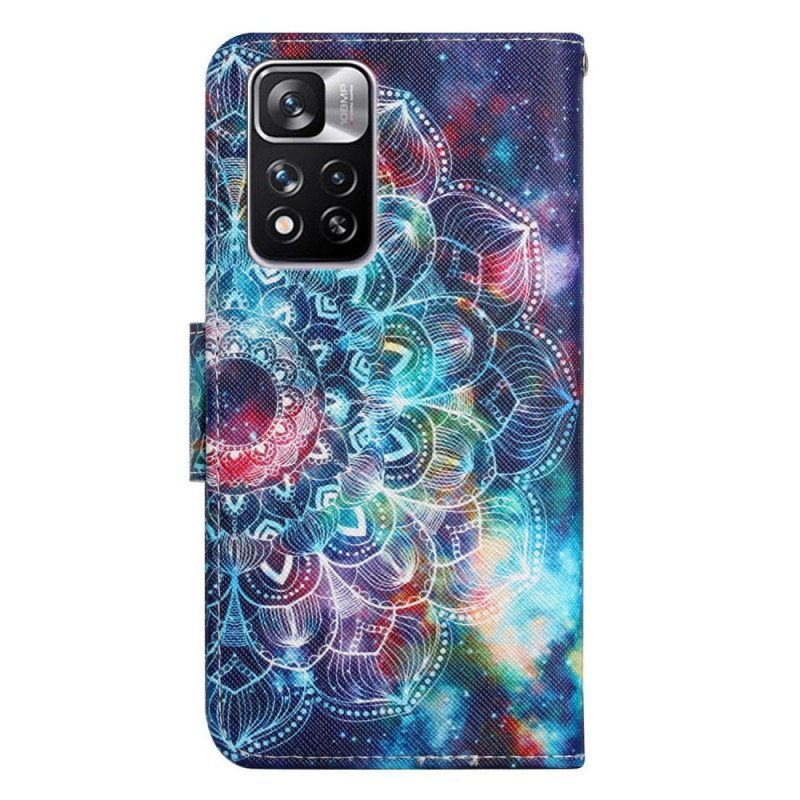 Kotelot Xiaomi Redmi Note 11 Pro Plus 5G Suojaketju Kuori Näyttävä Strappy Mandala