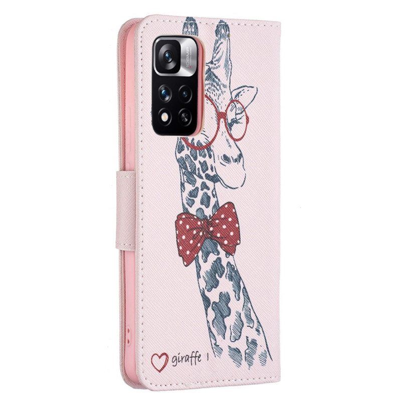 Kotelot Xiaomi Redmi Note 11 Pro Plus 5G Taitava Kirahvi