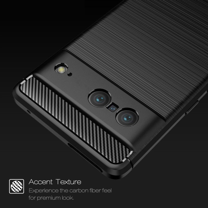 Kuori Google Pixel 7 Harjattua Hiilikuitua