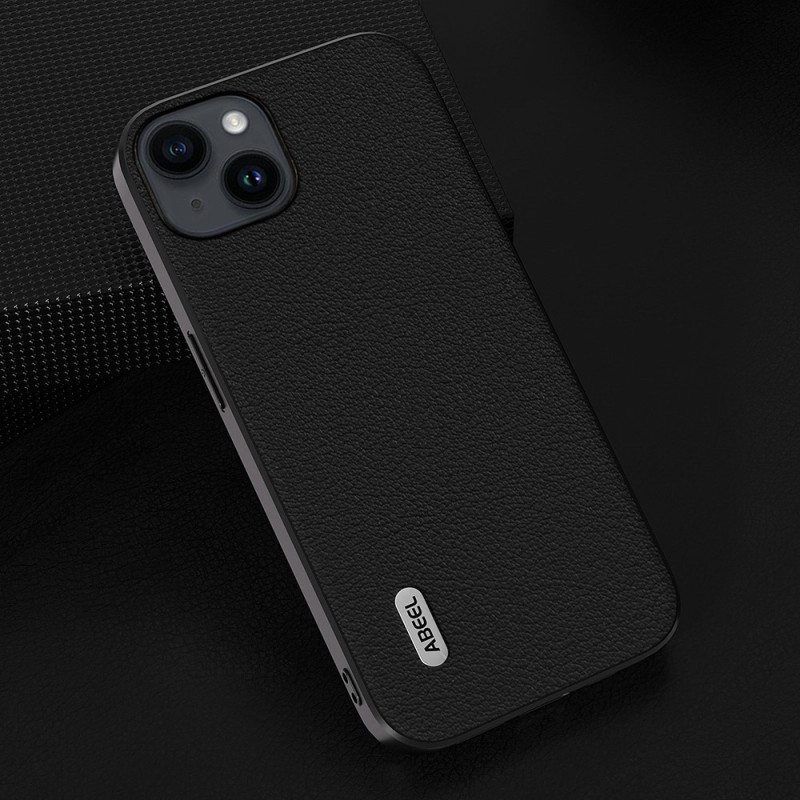Kuori iPhone 15 Aitoa Abeel-nahkaa