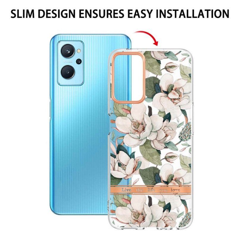 Kuori Realme 9i Elä Elämää. Jota Rakastat Kukkia