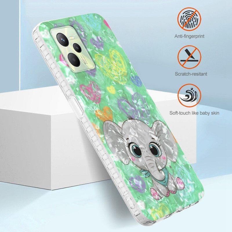 Kuori Realme C35 Tyylikäs Elefantti