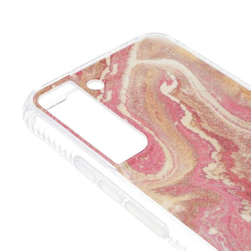 Kuori Samsung Galaxy S22 5G Kimaltelevaa Marmoria