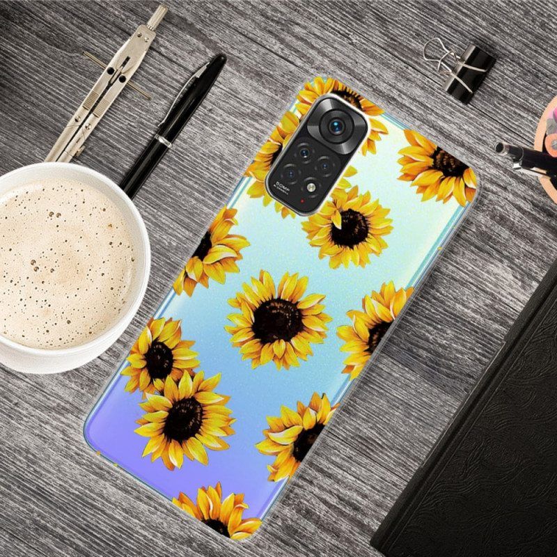 Kuori Xiaomi Redmi Note 11 Pro / 11 Pro 5G Auringonkukat