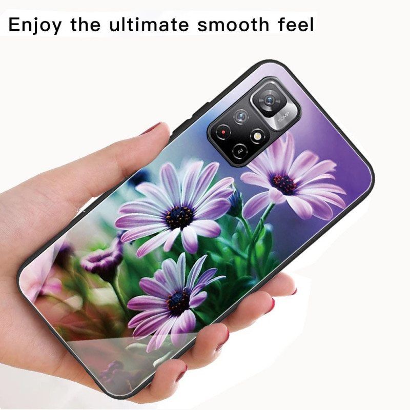 Kuori Xiaomi Redmi Note 11 Pro Plus 5G Karkaistua Lasia Kukkia