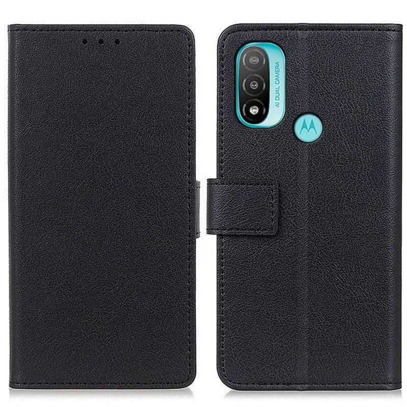 Nahkakotelo Moto E40 / E30 / E20 Khazneh Classic