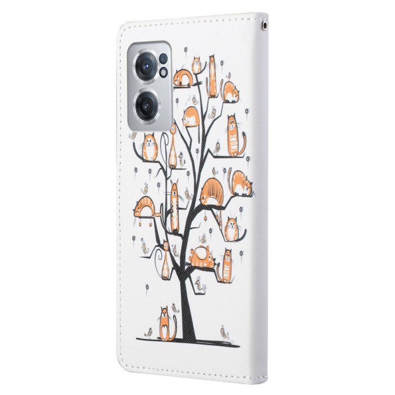 Nahkakotelo OnePlus Nord CE 2 5G Kissan Puu
