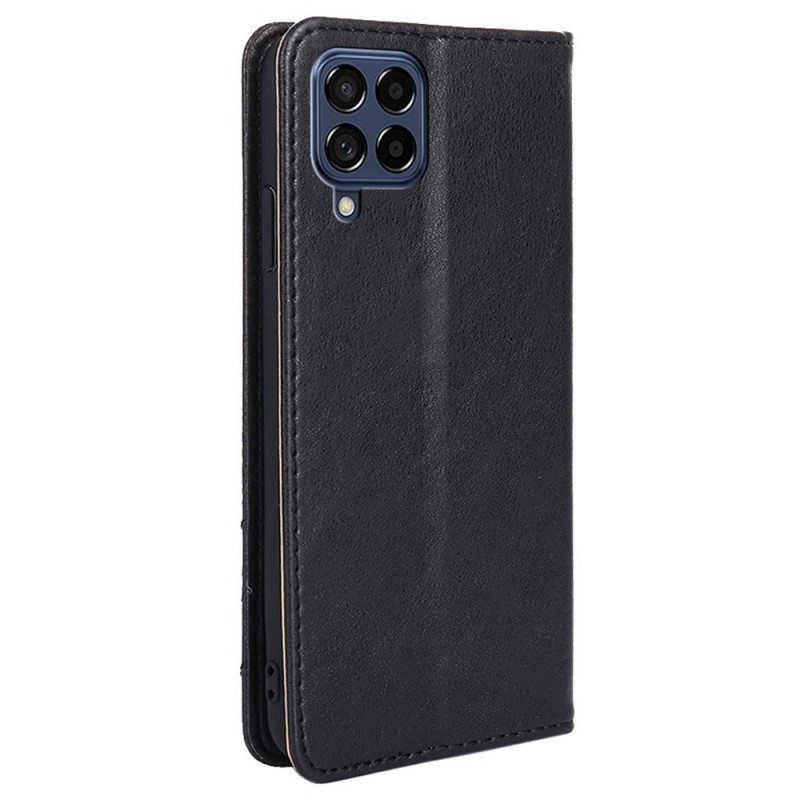 Nahkakotelo Samsung Galaxy M53 5G Koristeelliset Niitit