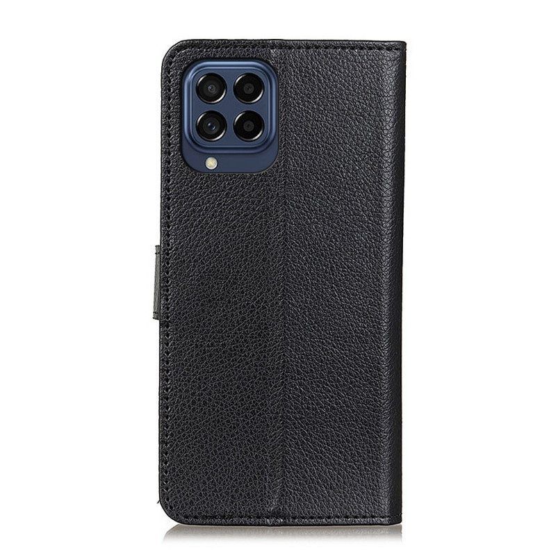 Nahkakotelo Samsung Galaxy M53 5G Perinteinen Keinonahka