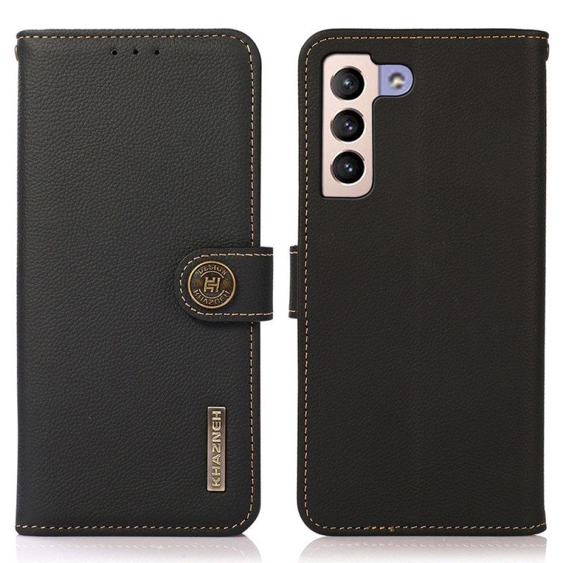 Nahkakotelo Samsung Galaxy S23 Plus 5G Khazneh Rfid Aitoa Nahkaa