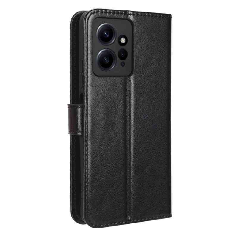 Nahkakotelo Xiaomi Redmi Note 12 4G Näyttävä Keinonahka