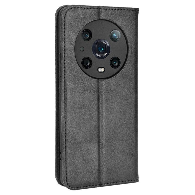Puhelinkuoret Honor Magic 4 Pro Kotelot Flip Tyylitelty Nahkatyyli