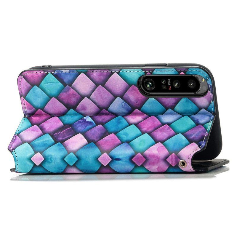 Puhelinkuoret Sony Xperia 1 IV Kotelot Flip Caseno Rfid -suunnittelu