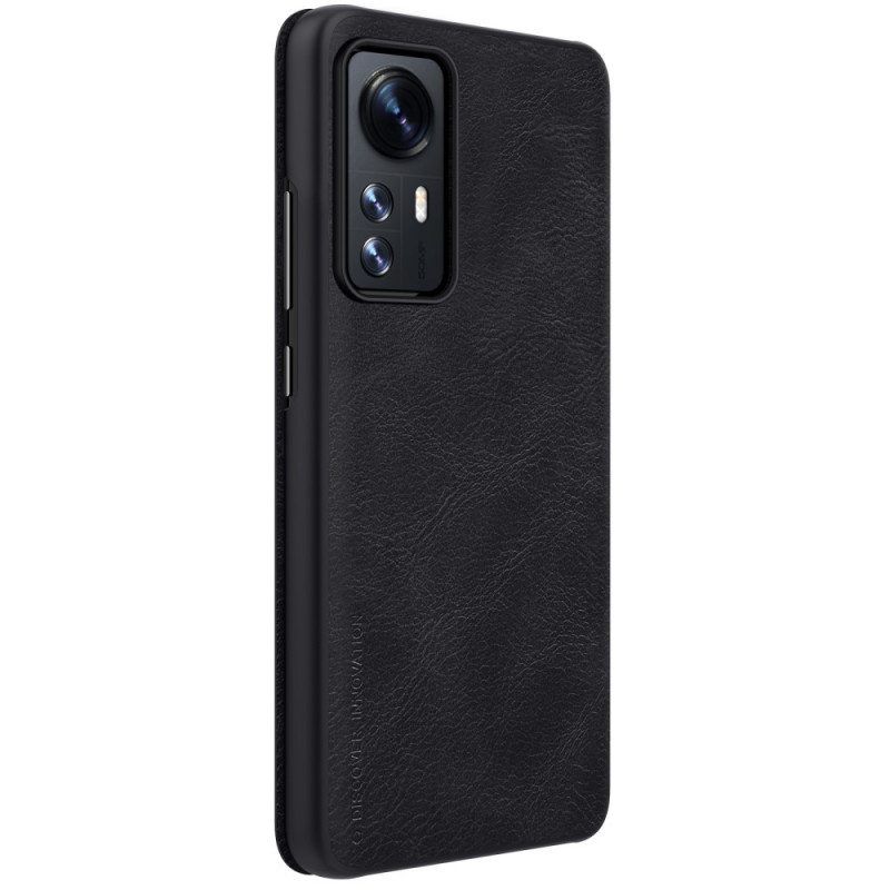 Puhelinkuoret Xiaomi 12 / 12X Kotelot Flip Nillkin Qin -sarja