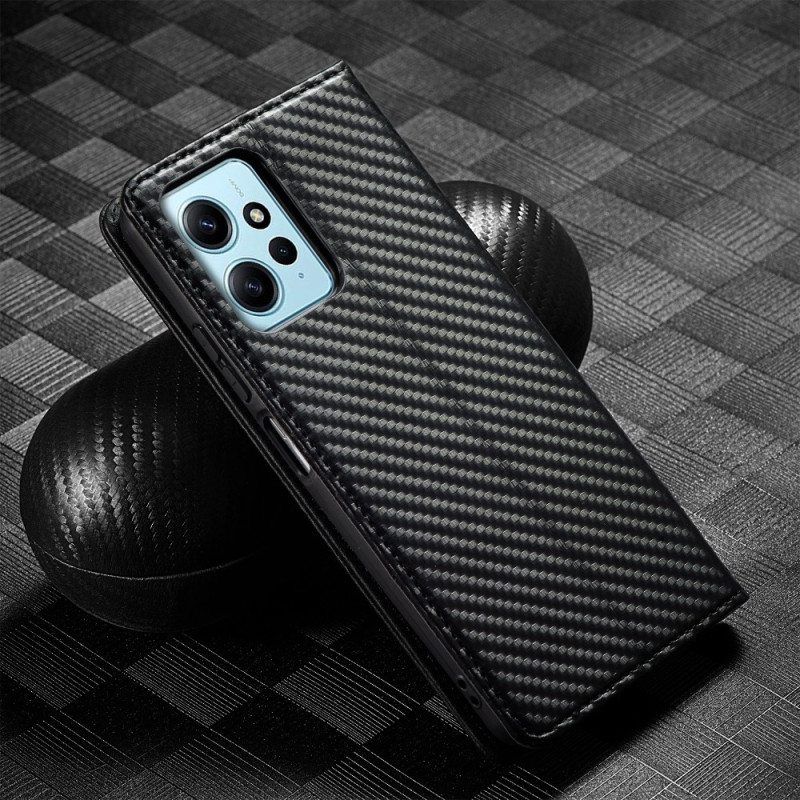 Puhelinkuoret Xiaomi Redmi Note 12 4G Kotelot Flip Hiilikuitu Lc.imeeke